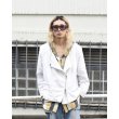 画像9: REBEL - 90's Linen Nocollar Riders Jacket (2X) (9)