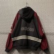 画像6: adidas - 90's Different Material Switching Zip-up Hooded Jacket (6)