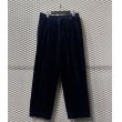 画像1: KANSAI SPORTS - 90's 2-Tuck Thick Ribbed Corduroy Wide Pants (1)