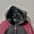 画像5: adidas - 90's Different Material Switching Zip-up Hooded Jacket (5)