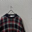 画像4: Used - Tartan Check Mohair Blend Knit (4)