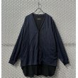 画像1: Y's - Wrinkled Layered Design Cardigan (1)