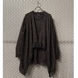 画像1: TORNADO MART - Fringe Design Drape Cardigan (1)