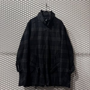 画像: FINAL HOME - 90's Zip Design Check Jacket