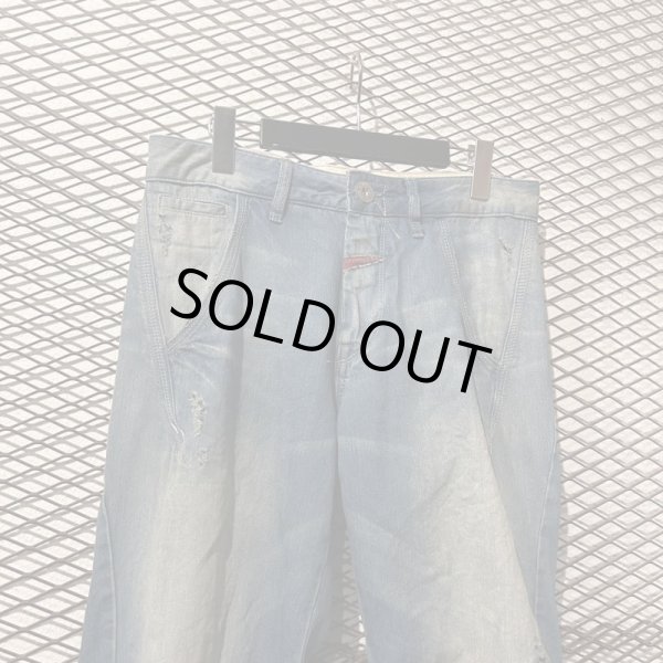 画像2: MARITHE + FRANCOIS GIRBAUD - 90's 3D Cut Denim Pants (2)