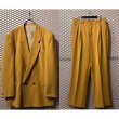 画像1: penny's - Double Tailored Setup (Mustard) (1)