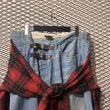 画像4: FACETASM - Flannel Wrap Big & Big Denim Pants (4)