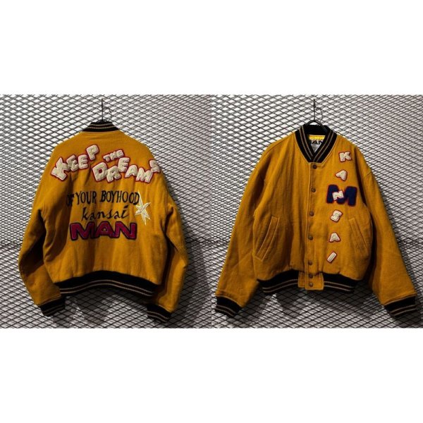 画像1: KANSAI MAN - 90's "Keep the Dreams" Stadium Jacket (1)