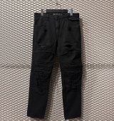 画像: a good bad influence - Destroyed Denim Pants (Black)