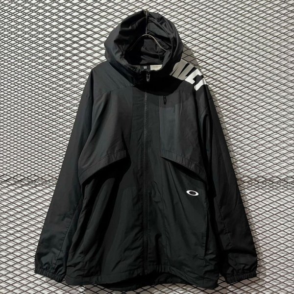 画像1: OAKLEY - Logo Zip-up Hoodie (2XL) (1)