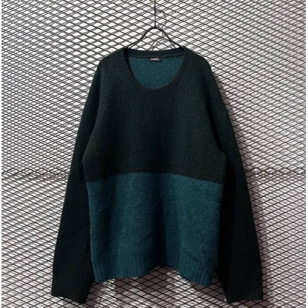 画像1: DIESEL - Bicolor Over Knit (Green) (1)