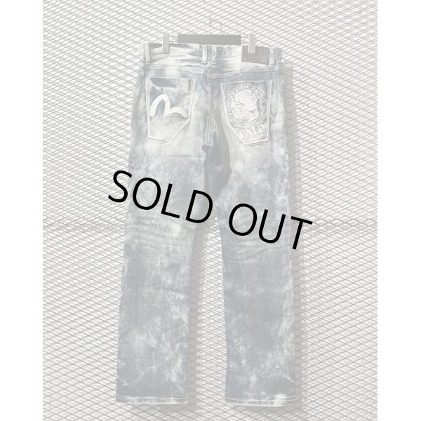 画像1: EVISU - Hard Bleach Embroidery Denim Pants (1)