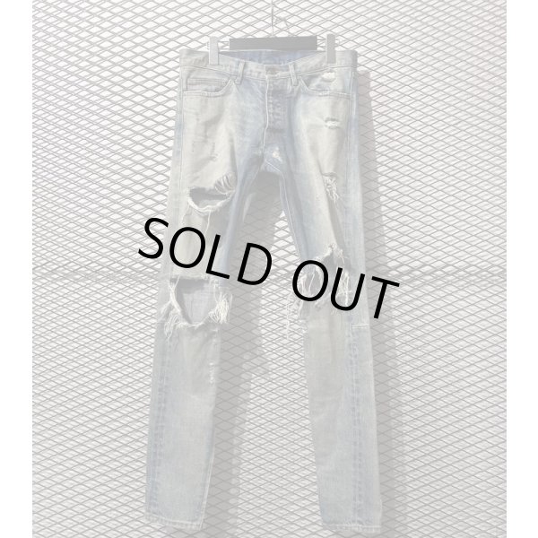 画像1: FEAR OF GOD - Destroy Skinny Denim Pants (1)
