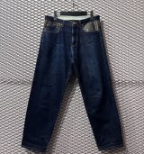 画像: REVOLVER - Lame Switching Wide Denim Pants