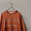 画像4: YVES SAINT LAURENT - 90's Logo Sweat (BORO) (4)