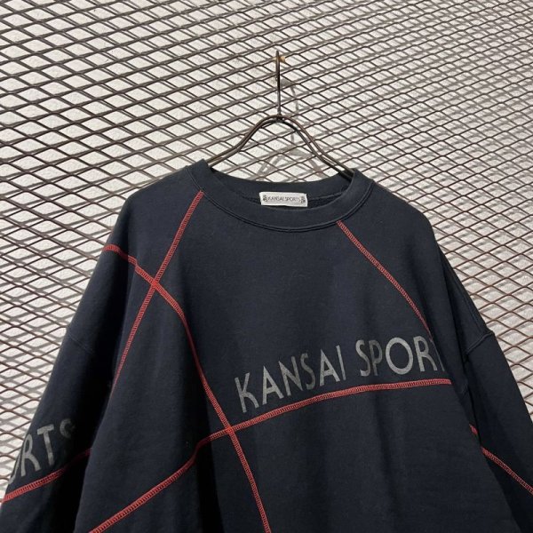 画像2: KANSAI SPORTS - 90's Stitch Design Logo Sweat (2)