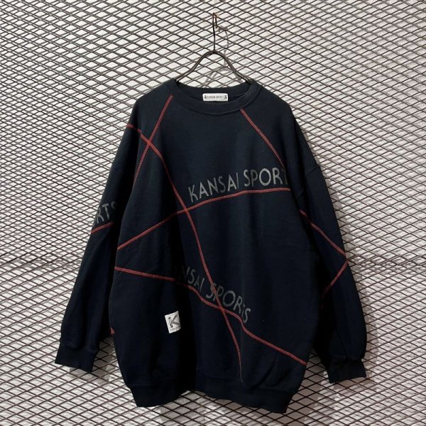 画像1: KANSAI SPORTS - 90's Stitch Design Logo Sweat (1)