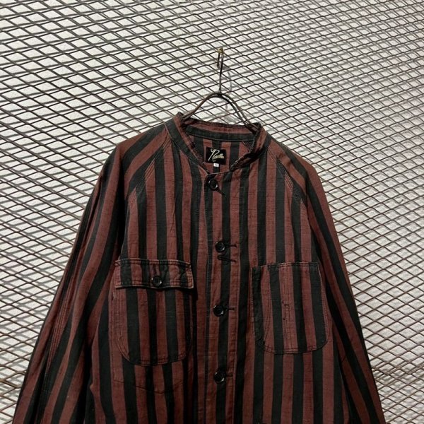 画像2: NEEDLES - Striped Work Jacket (2)