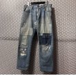 画像3: Niche - Patchwork Damage Denim Pants (3)