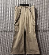 画像: ILLIG - Suspender Design Flare Cargo Pants (L)