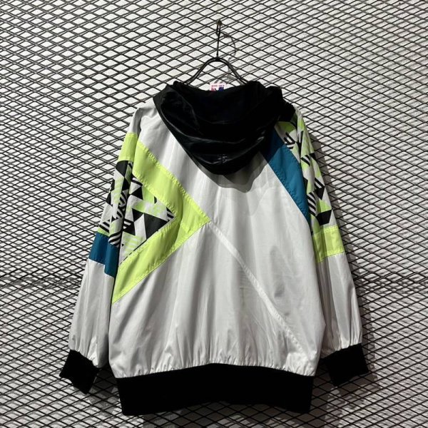 画像5: Used - "NY" Switching Zip-up Hoodie Jacket (5)