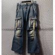 画像3: BENETTON - Flared Denim Cargo Pants (3)