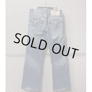 画像: TRUE REGION - 90's Thick Stitch Flare Denim Pants