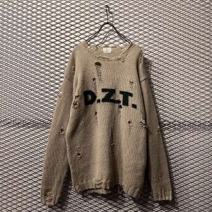画像: dezert - "D.Z.T." Damage Knit