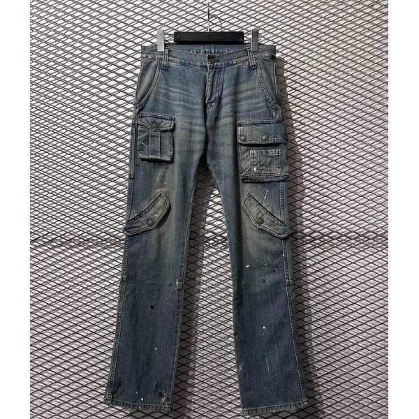 画像1: TMT - Denim Bush Pants (1)