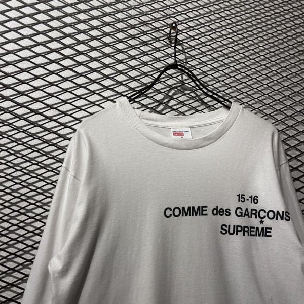 画像2: SUPREME × COMME des GARCONS SHIRT - Print L/S Tee (2)