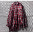 画像3: FACETASM - Fringe Check Flannel Shirt (3)