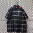 画像1: Supreme - Logo Embroidery Check Shirt (1)