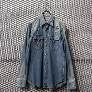 画像: HYSTERIC GLAMOUR - Denim Western Shirt