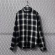 画像1: TORNADO MART - Ombre Check Shirt (1)