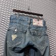 画像6: TRUE RELIGION - Damaged Repaired Flare Denim Pants (6)