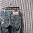 画像8: TRUE RELIGION - Damaged Repaired Flare Denim Pants (8)