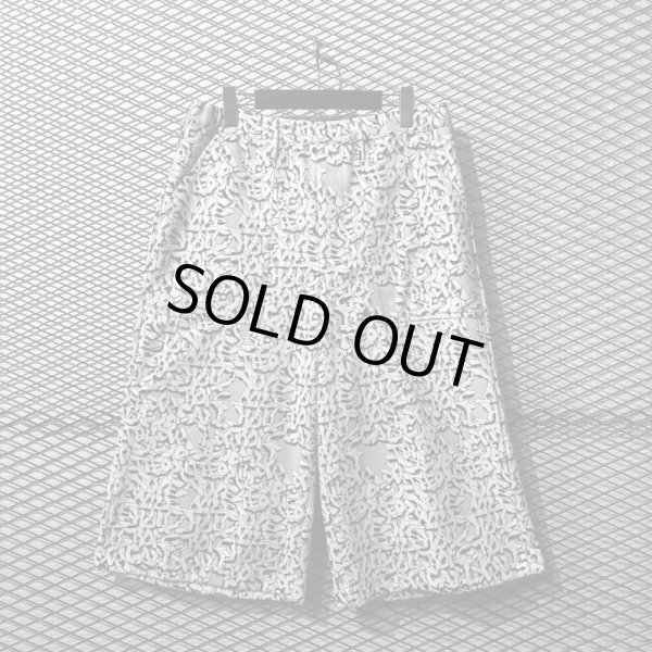 画像1: JUVENILE HALL ROLLCALL - Alphabet Graphic Wide Hakama Shorts (1)