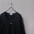 画像4: Vivienne Westwood MAN - Orb Embroidery L/S Tee (Black) (4)