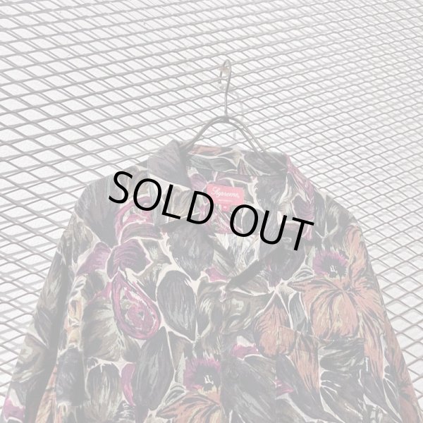 画像2: Supreme - Painted Floral Open Collar Rayon Shirt (2)