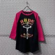 画像1: RUDE GALLERY - Cross Raglan Tee (1)