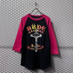 画像: RUDE GALLERY - Cross Raglan Tee