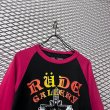 画像2: RUDE GALLERY - Cross Raglan Tee (2)