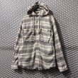 画像3: goa - Frayed Check Hoodie Shirt (3)