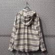 画像6: goa - Frayed Check Hoodie Shirt (6)