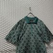 画像2: CELINE - Patterned Polo Shirt (Green) (2)