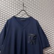 画像4: PRADA - V-neck Pocket Tee (XXL) (4)