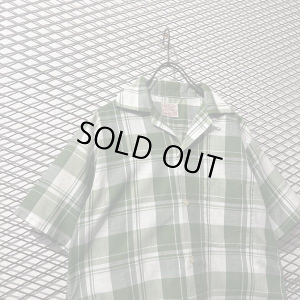 画像2: TOWNCRAFT - 70’s Ombre Check Open Collar Shirt (2)