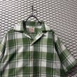 画像4: TOWNCRAFT - 70’s Ombre Check Open Collar Shirt (4)