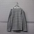 画像6: agnes b. - Border L/S Tee ( Black × White ) (6)