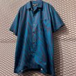 画像3: DOUBLE RAINBOUU - "Geometric Pattern" Rayon Open Collar Shirt (3)